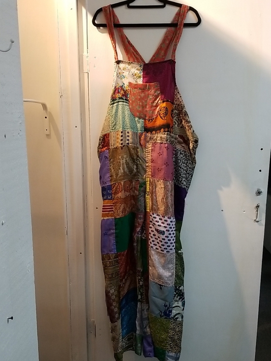 Namastetics Pants - Bohemian Patchwork Overalls - Multicolor